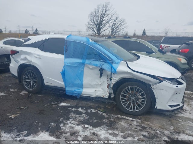 2022 Lexus Rx 450h მანქანა იყიდება აუქციონზე, vin: 2T2YGMDA8NC088801, აუქციონის ნომერი: 12559963