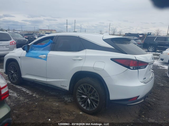 2022 Lexus Rx 450h მანქანა იყიდება აუქციონზე, vin: 2T2YGMDA8NC088801, აუქციონის ნომერი: 12559963