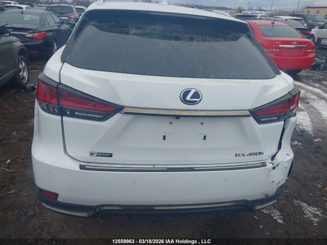 2022 Lexus Rx 450h მანქანა იყიდება აუქციონზე, vin: 2T2YGMDA8NC088801, აუქციონის ნომერი: 12559963