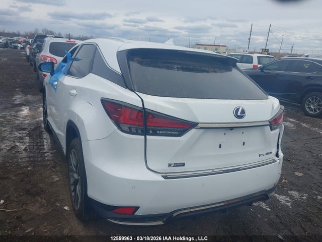 2022 Lexus Rx 450h მანქანა იყიდება აუქციონზე, vin: 2T2YGMDA8NC088801, აუქციონის ნომერი: 12559963