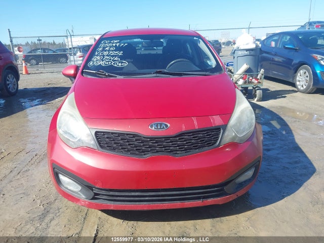 12559977 :رقم المزاد ، KNADM4A33C6087252 vin ، 2012 Kia Rio Ex/ex+/lx/lx+/sx مزاد بيع