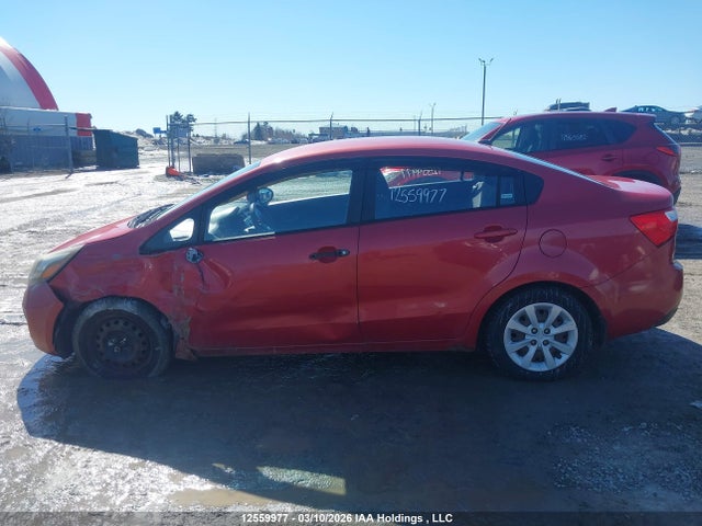 12559977 :رقم المزاد ، KNADM4A33C6087252 vin ، 2012 Kia Rio Ex/ex+/lx/lx+/sx مزاد بيع