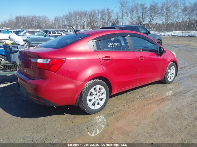 12559977 :رقم المزاد ، KNADM4A33C6087252 vin ، 2012 Kia Rio Ex/ex+/lx/lx+/sx مزاد بيع
