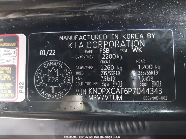 KNDPXCAF6P7044343 KIA Sportage X-line Limited W/black Interior/x-line Limited W/green Interior