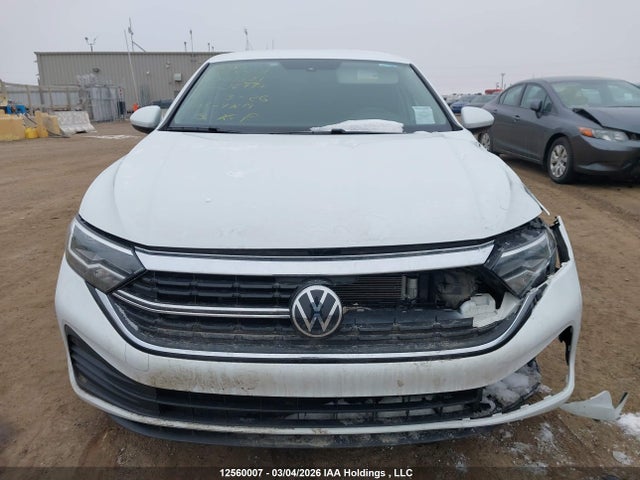 12560007 :رقم المزاد ، 3VWCM7BU6RM090871 vin ، 2024 Volkswagen Jetta Trendline مزاد بيع
