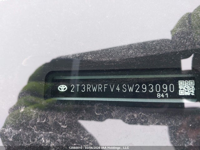 12560010 :رقم المزاد ، 2T3RWRFV4SW293090 vin ، 2025 Toyota Rav4 Hybrid Xle مزاد بيع