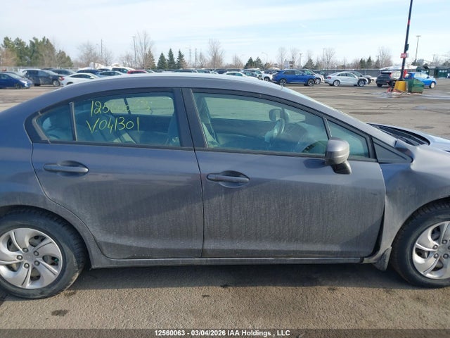 12560063 :رقم المزاد ، 2HGFB2F4XEH041301 vin ، 2014 Honda Civic Lx مزاد بيع