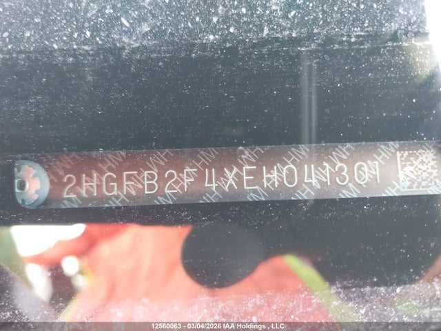 12560063 :رقم المزاد ، 2HGFB2F4XEH041301 vin ، 2014 Honda Civic Lx مزاد بيع