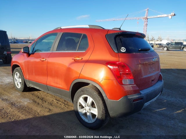 Продаж на аукціоні авто 2015 Chevrolet Trax 1lt, vin: 3GNCJRSB8FL131418, номер лоту: 12560065