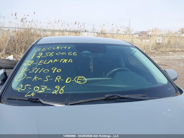 Продаж на аукціоні авто 2022 Hyundai Elantra Preferred Ivt, vin: KMHLM4AG2NU311090, номер лоту: 12560066