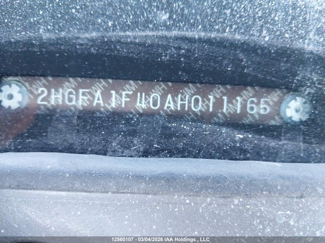Продаж на аукціоні авто 2010 Honda Civic, vin: 2HGFA1F40AH011165, номер лоту: 12560107