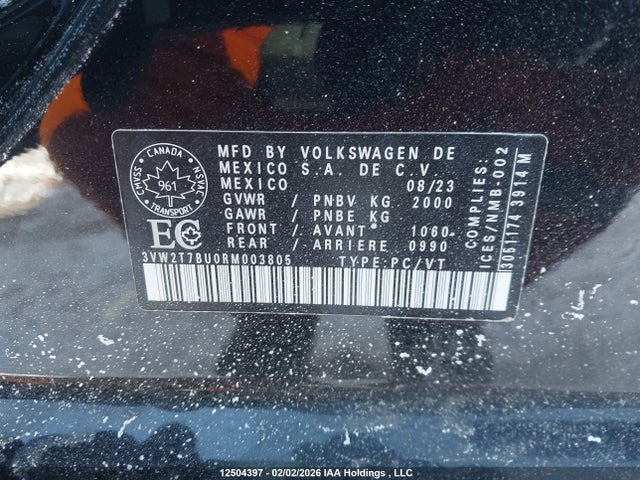 3VW2T7BU0RM003805 Volkswagen JETTA GLI