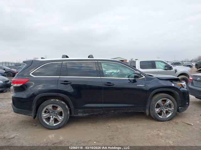 2018 Toyota Highlander Hybrid Hybrid მანქანა იყიდება აუქციონზე, vin: 5TDDGRFH2JS044899, აუქციონის ნომერი: 12560118