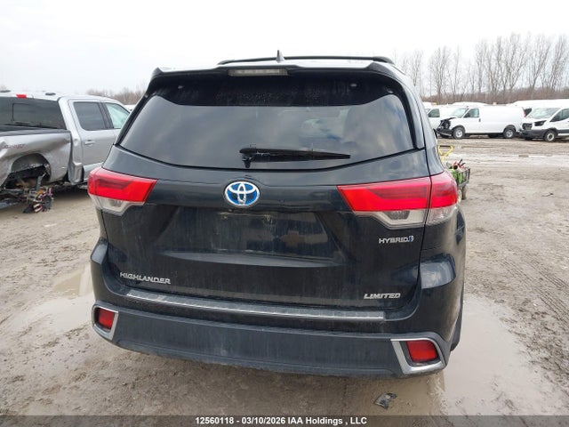 2018 Toyota Highlander Hybrid Hybrid მანქანა იყიდება აუქციონზე, vin: 5TDDGRFH2JS044899, აუქციონის ნომერი: 12560118