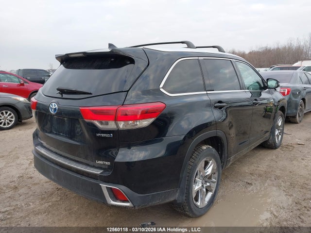 2018 Toyota Highlander Hybrid Hybrid მანქანა იყიდება აუქციონზე, vin: 5TDDGRFH2JS044899, აუქციონის ნომერი: 12560118