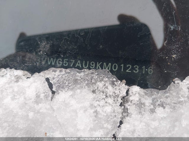 3VWG57AU9KM012316 Volkswagen Golf 1.4 Tsi Comfortline/1.4 Tsi Execline/1.4 Tsi Highline