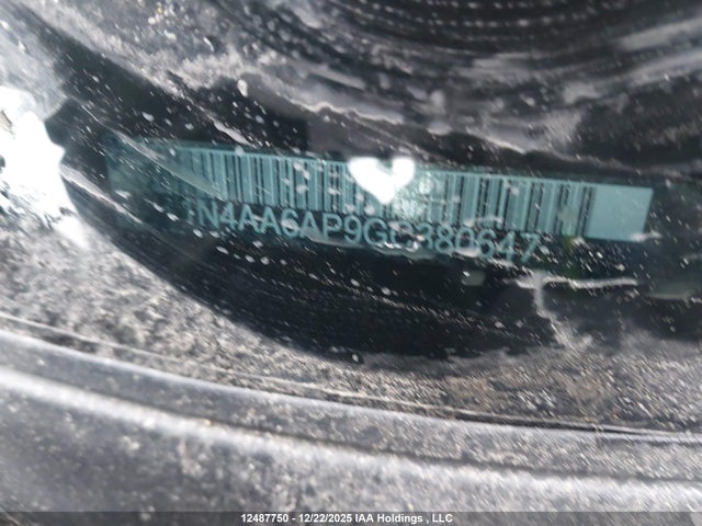 1N4AA6AP9GC380647 Nissan Maxima Platinum/sl/sr/sv
