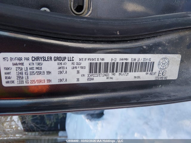 3C4PDCCG7ET124631 Dodge Journey Sxt