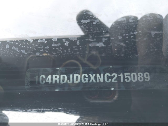 Aukcja sprzedaży 2022 Dodge Durango Gt, vin: 1C4RDJDGXNC215089, numer aukcji: 12560178
