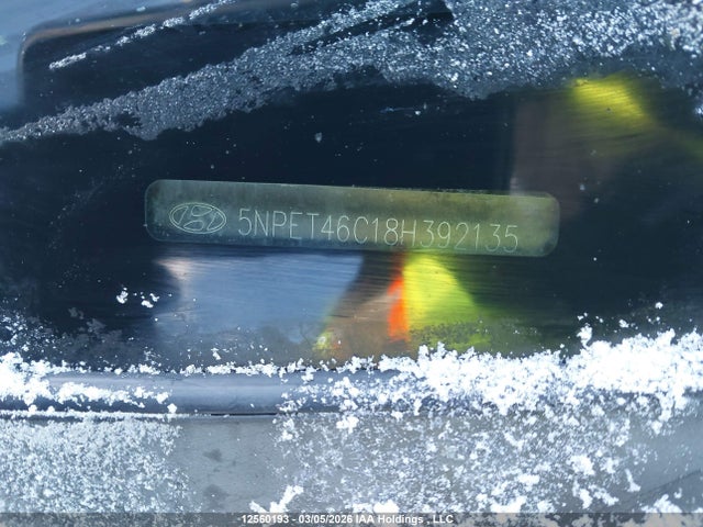 Aukcja sprzedaży 2008 Hyundai Sonata Gl/gls, vin: 5NPET46C18H392135, numer aukcji: 12560193