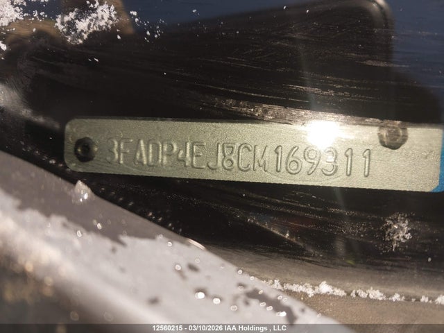 2012 Ford Fiesta Se მანქანა იყიდება აუქციონზე, vin: 3FADP4EJ8CM169311, აუქციონის ნომერი: 12560215