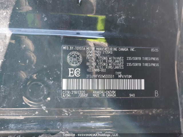 2T3J1RFV5SW555551 Toyota RAV4
