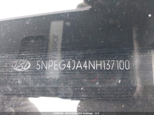 2022 Hyundai Sonata Se მანქანა იყიდება აუქციონზე, vin: 5NPEG4JA4NH137100, აუქციონის ნომერი: 12560229