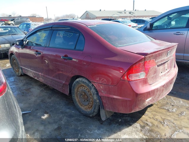 2008 Honda Civic Dx მანქანა იყიდება აუქციონზე, vin: 2HGFA16298H018401, აუქციონის ნომერი: 12560237