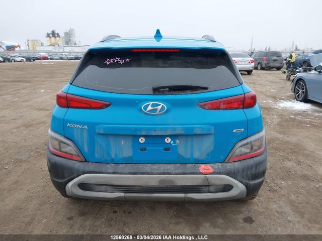 12560268 :رقم المزاد ، KM8K1CAB9NU896785 vin ، 2022 Hyundai Kona Se مزاد بيع