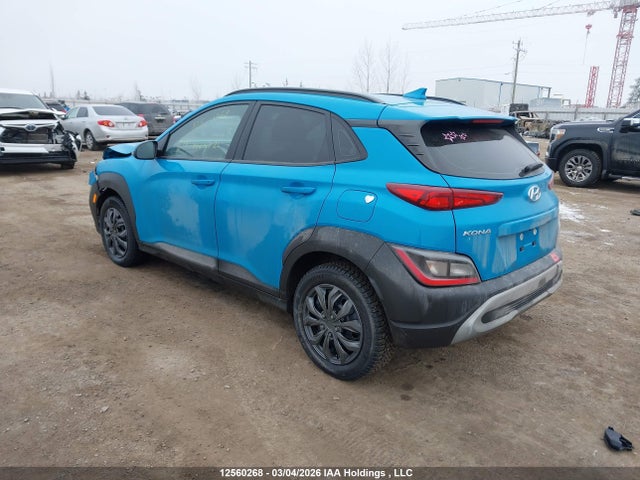 12560268 :رقم المزاد ، KM8K1CAB9NU896785 vin ، 2022 Hyundai Kona Se مزاد بيع
