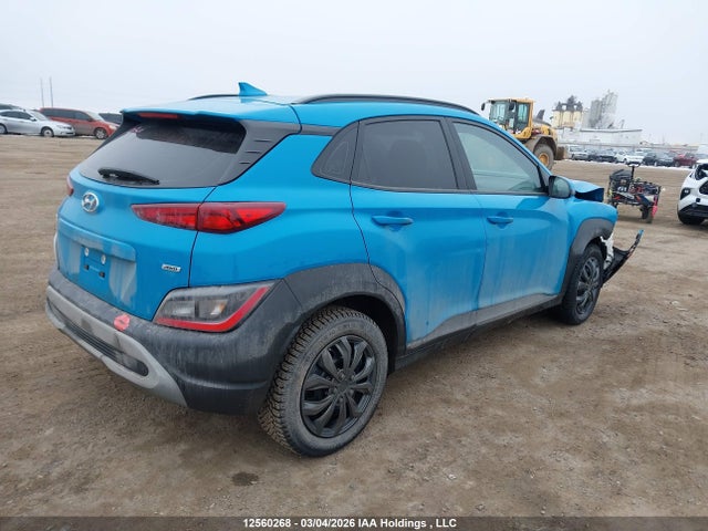 12560268 :رقم المزاد ، KM8K1CAB9NU896785 vin ، 2022 Hyundai Kona Se مزاد بيع