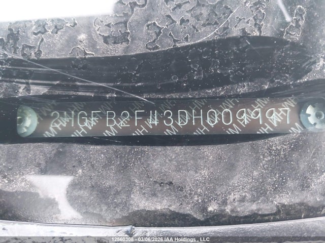 Aukcja sprzedaży 2013 Honda Civic Lx, vin: 2HGFB2F43DH009997, numer aukcji: 12560308