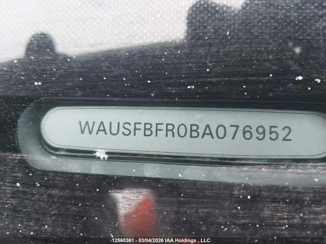 12560361 :رقم المزاد ، WAUSFBFR0BA076952 vin ، 2011 Audi A5 2.0t Premium مزاد بيع