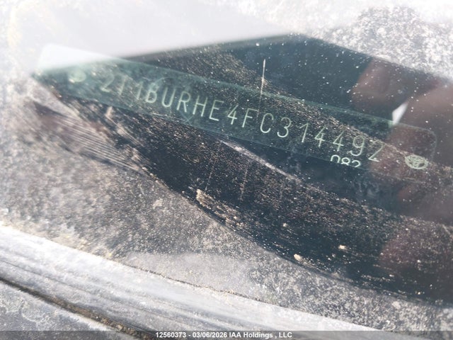 2T1BURHE4FC314492 Toyota Corolla L/le/le Pls/prm/s/s Pls
