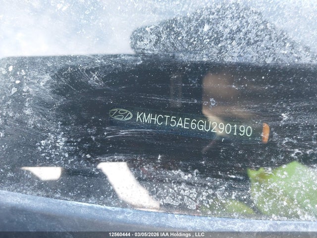 KMHCT5AE6GU290190 Hyundai ACCENT GL