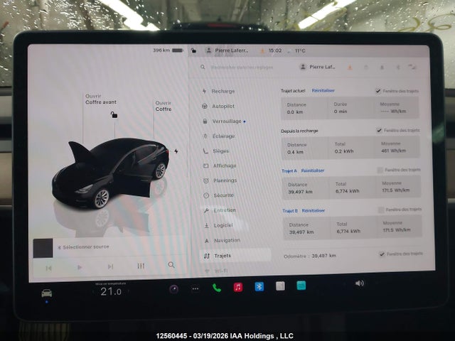 Продажа на аукционе авто 2023 Tesla Model 3, vin: 5YJ3E1EA9PF404724, номер лота: 12560445