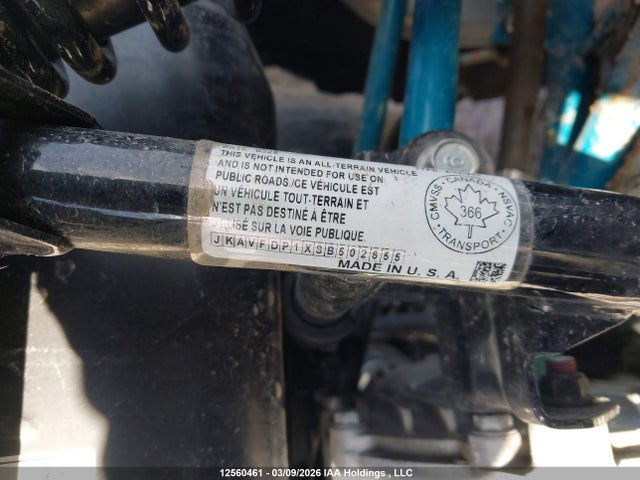 Aukcja sprzedaży 2025 Kawasaki Kvf750 P, vin: JKAVFDP1XSB502655, numer aukcji: 12560461