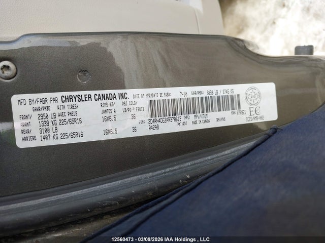 Aukcja sprzedaży 2010 Dodge Grand Caravan Se, vin: 2D4RN4DE2AR378613, numer aukcji: 12560473
