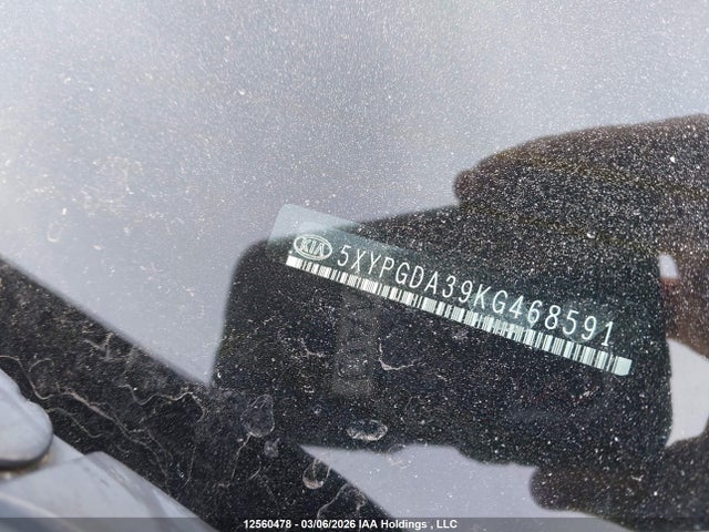 5XYPGDA39KG468591 KIA Sorento