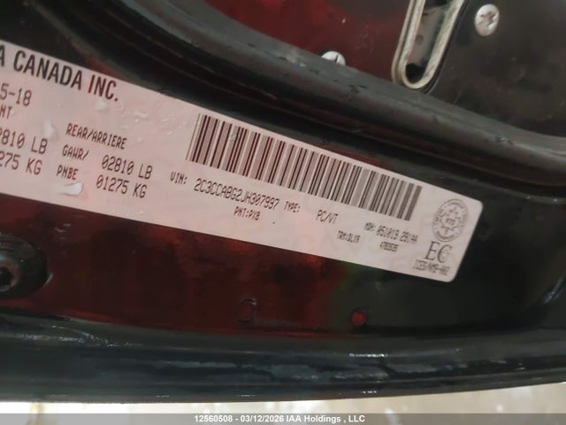 2018 Chrysler 300 S მანქანა იყიდება აუქციონზე, vin: 2C3CCABG2JH307997, აუქციონის ნომერი: 12560508