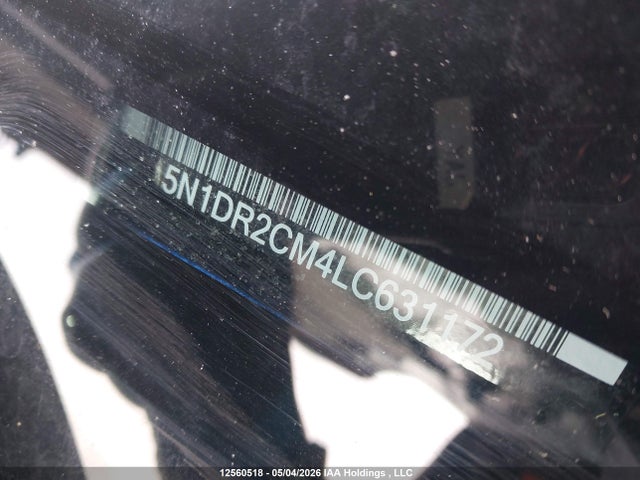 Продаж на аукціоні авто 2020 Nissan Pathfinder Sl, vin: 5N1DR2CM4LC631172, номер лоту: 12560518
