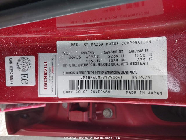 Mazda MAZDA3 2025 JM1BPALM5S1790661 Image 9