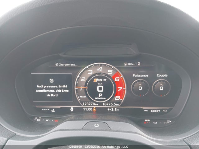Aukcja sprzedaży 2018 Audi Rs3, vin: WUABWGFF1J1900710, numer aukcji: 12560569