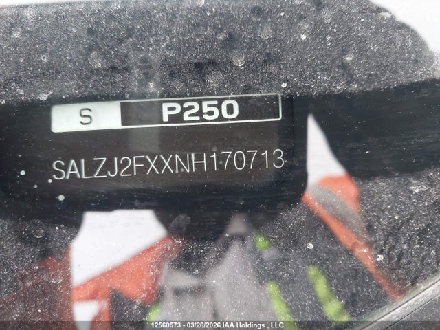SALZJ2FXXNH170713 Land Rover Range Rover Evoque P250 S