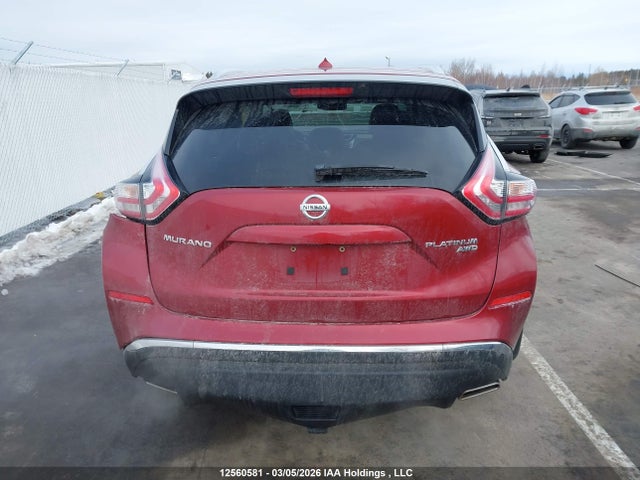 5N1AZ2MH9FN261642 Nissan Murano S/sl/sv/platinum