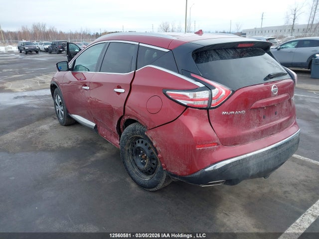 5N1AZ2MH9FN261642 Nissan Murano S/sl/sv/platinum