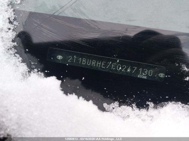 12560613 :رقم المزاد ، 2T1BURHE7FC247130 vin ، 2015 Toyota Corolla L/le/le Pls/prm/s/s Pls مزاد بيع