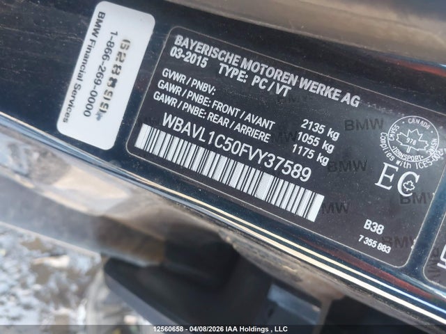WBAVL1C50FVY37589 BMW X1 Xdrive28i