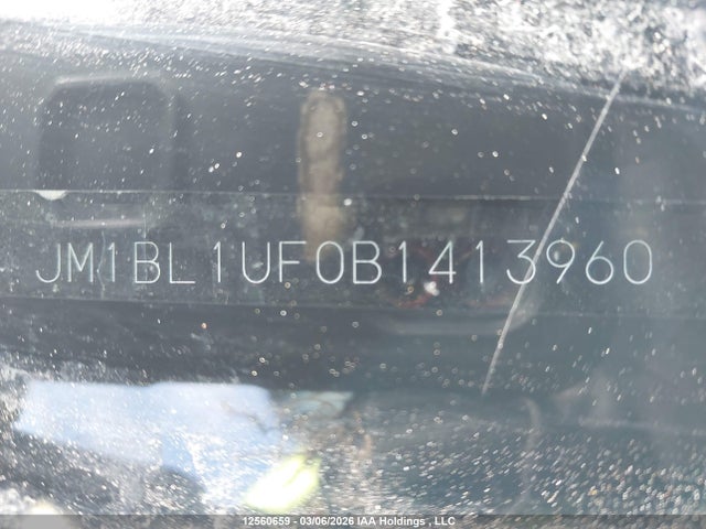 12560659 :رقم المزاد ، JM1BL1UF0B1413960 vin ، 2011 Mazda Mazda3 Gx مزاد بيع