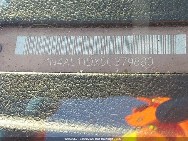 2005 Nissan Altima 2.5 S მანქანა იყიდება აუქციონზე, vin: 1N4AL11DX5C379880, აუქციონის ნომერი: 12560662